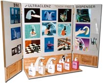 Ultraclenz and 3M Portable Display System with Prototypes
