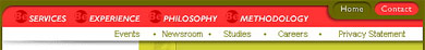 Benow top Menu Bar